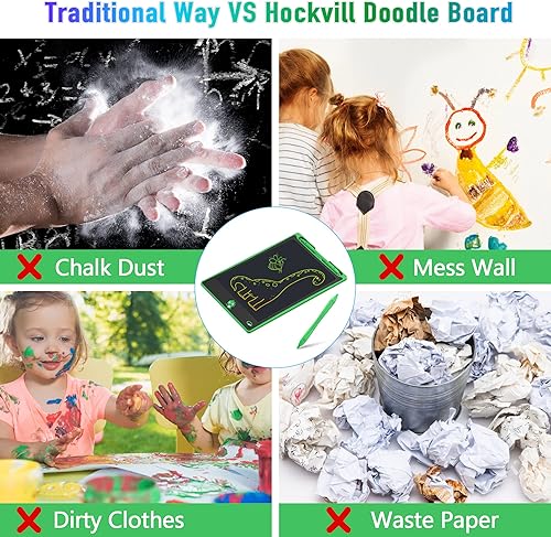 Miniatura 8 de Tableta de escritura para niños juguetes de Hockvill para niñas de 3 4 5 6 7 años tablero colorido de garabatos de 88 pulgadas para niños pequeños