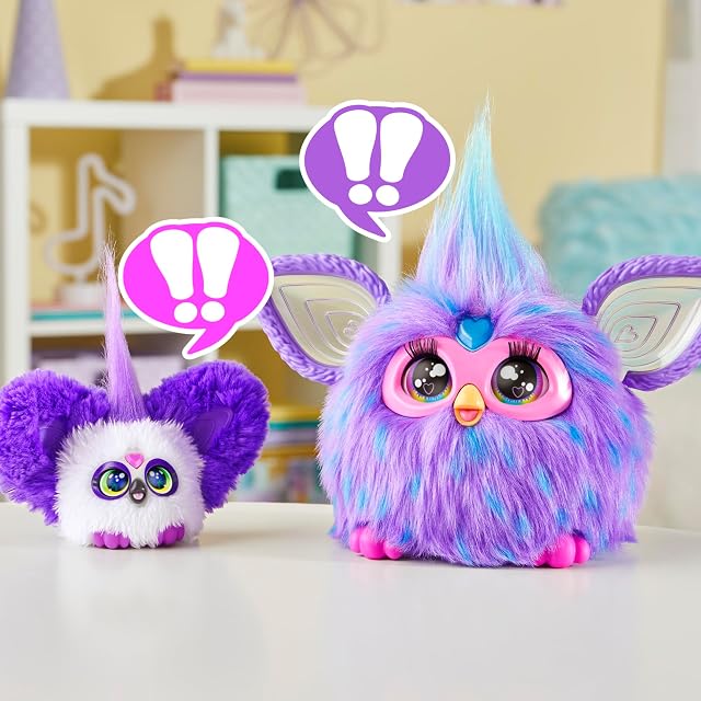Foto 4 de 4 de Hasbro Furby Furblets, Bam-Boo, Juguetes de Peluche Interactivos, Colores Oso Panda, Horas de Diversión