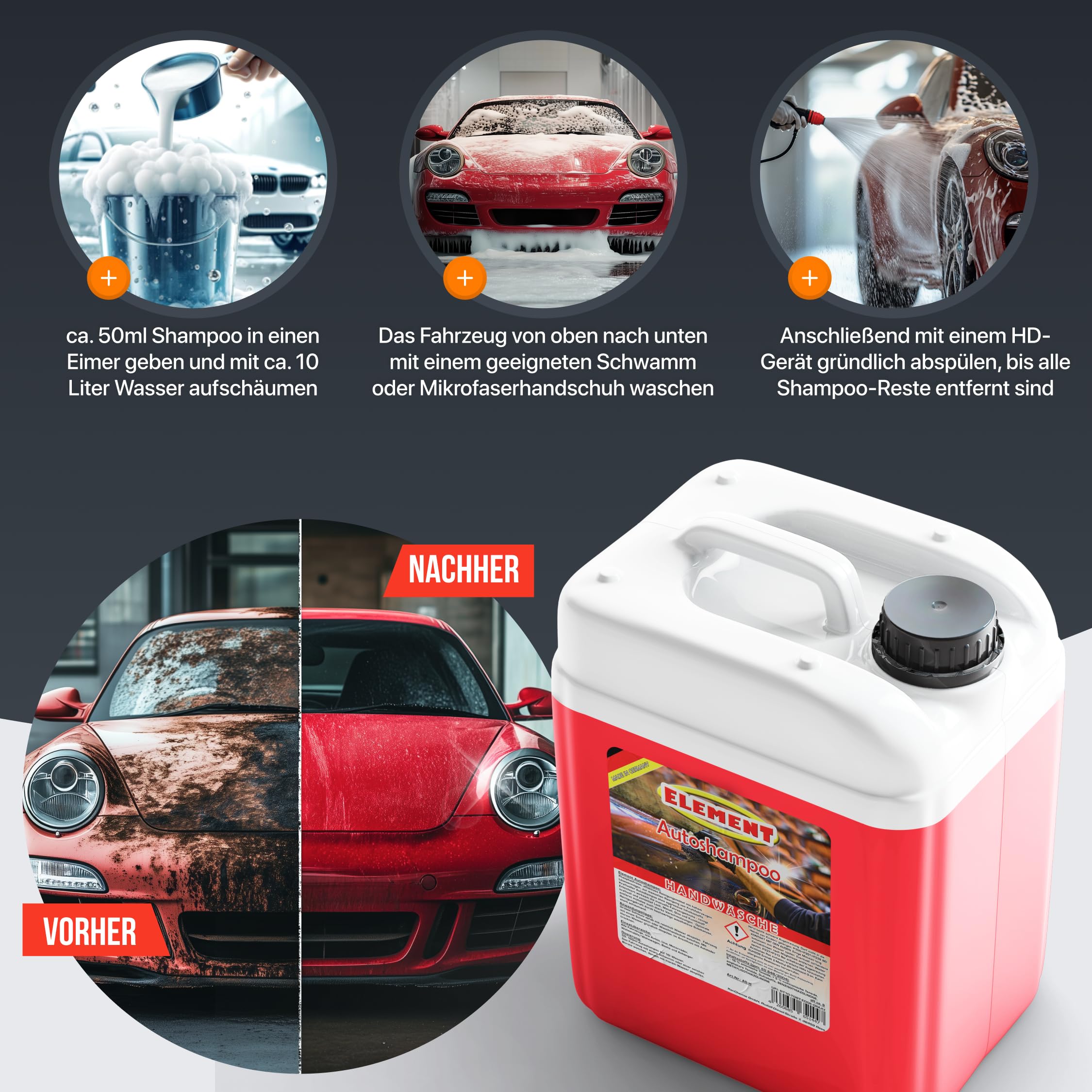 Auto Shampoo | 20 Liter | Profi Autoshampoo | Konzentrat | Autopflege | Autoschampoo | car shampoo | Autoshampoo handwäsche |