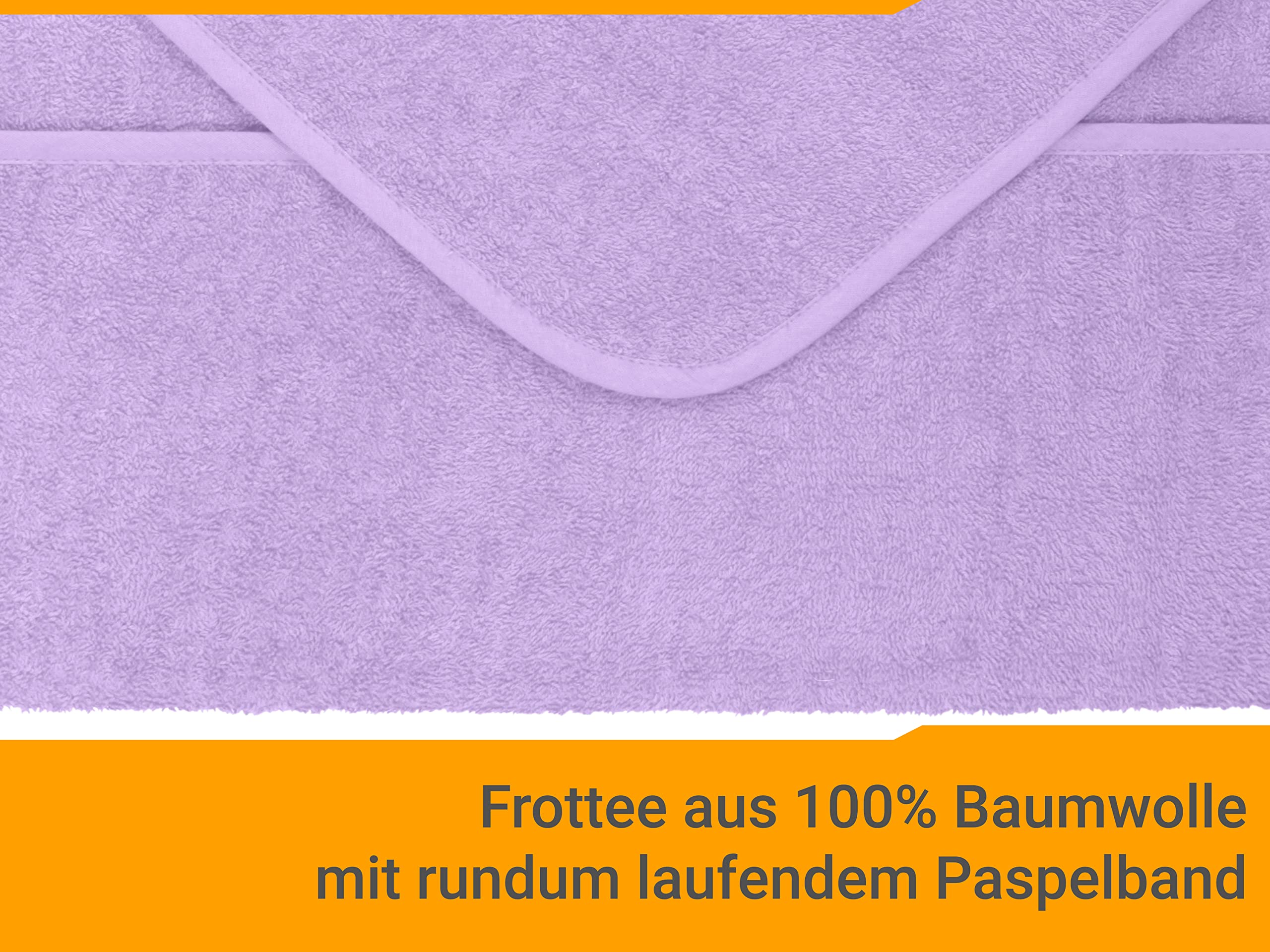 npluseins 1594.2319 - Set di 2 cuscini per lettino prendisole e sdraio da giardino, 70 x 200 cm, colore: lilla