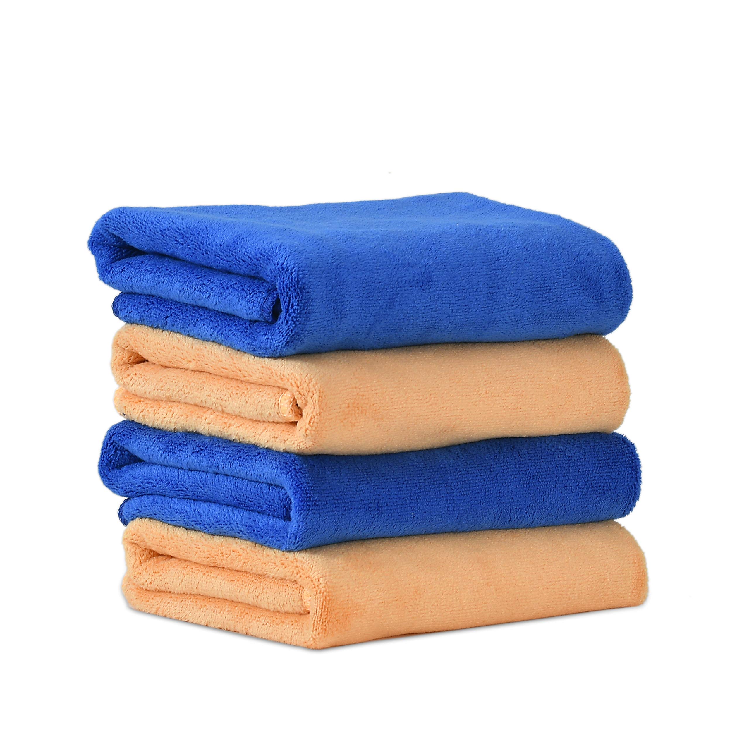 Yellow Weaves Super Soft Microfiber Hand Towels, Gym & Workout Towels 400 GSM (Pack of 4, Multi Colors) (B091M5F6BW) Amazon Price History, Amazon Price Tracker