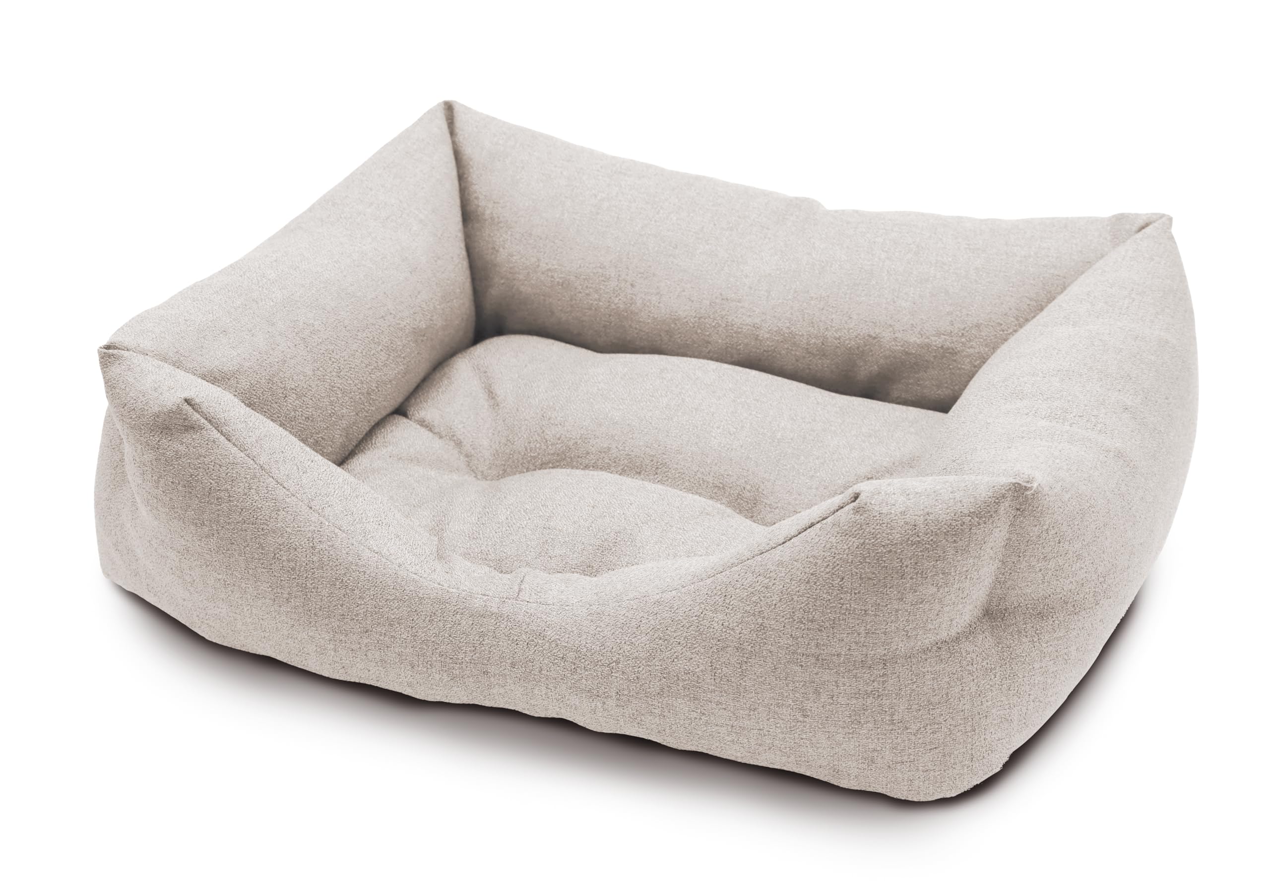 Croci Hydro Waterproof Dog Bed, Washable Easy Clean Fabric Bed, Rectangular, Beige, 90 x 70 cm — image 1