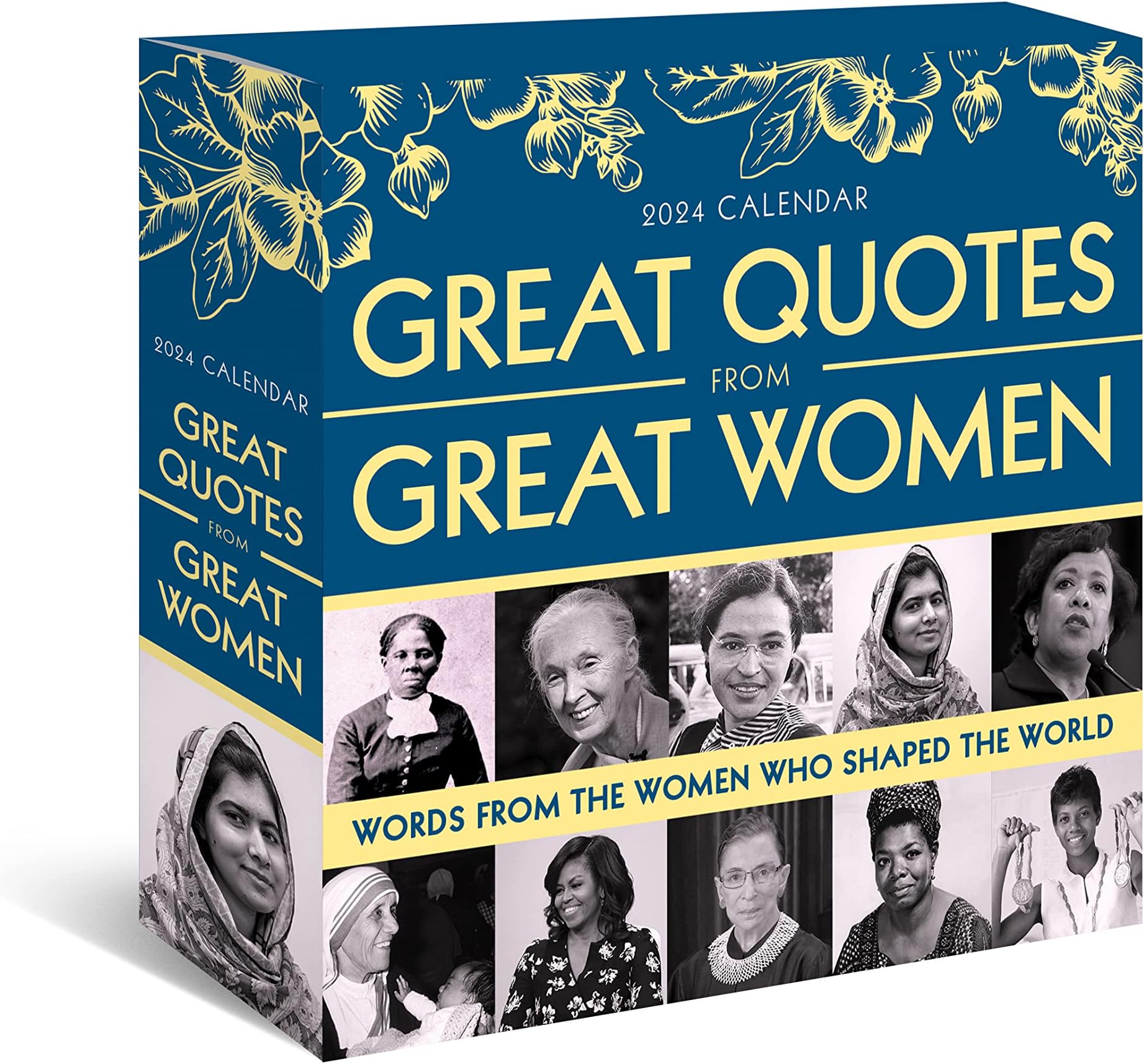 2024 Great Quotes From Great Women Boxed Calendar: 365 Days of Inspiration from Women Who Shaped the World (Daily Desk Gift for Her)