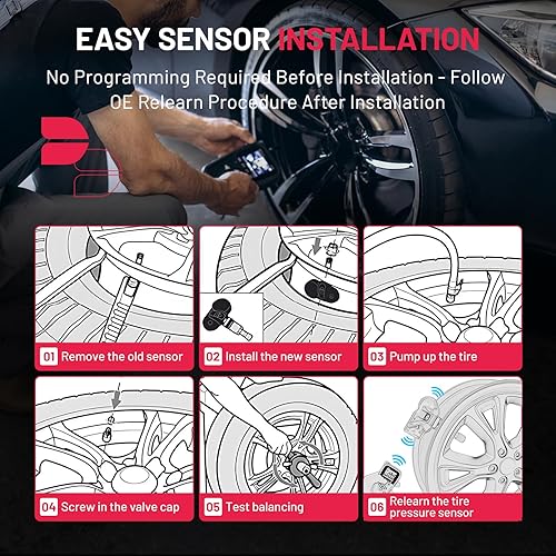 Vista 57 de BDFHYK Sensor TPMS mejorado 315Mhz Sistema de monitoreo de presión de neumáticos compatible con Toyota 4Runner Avalon Camry Corolla FJ Cruiser