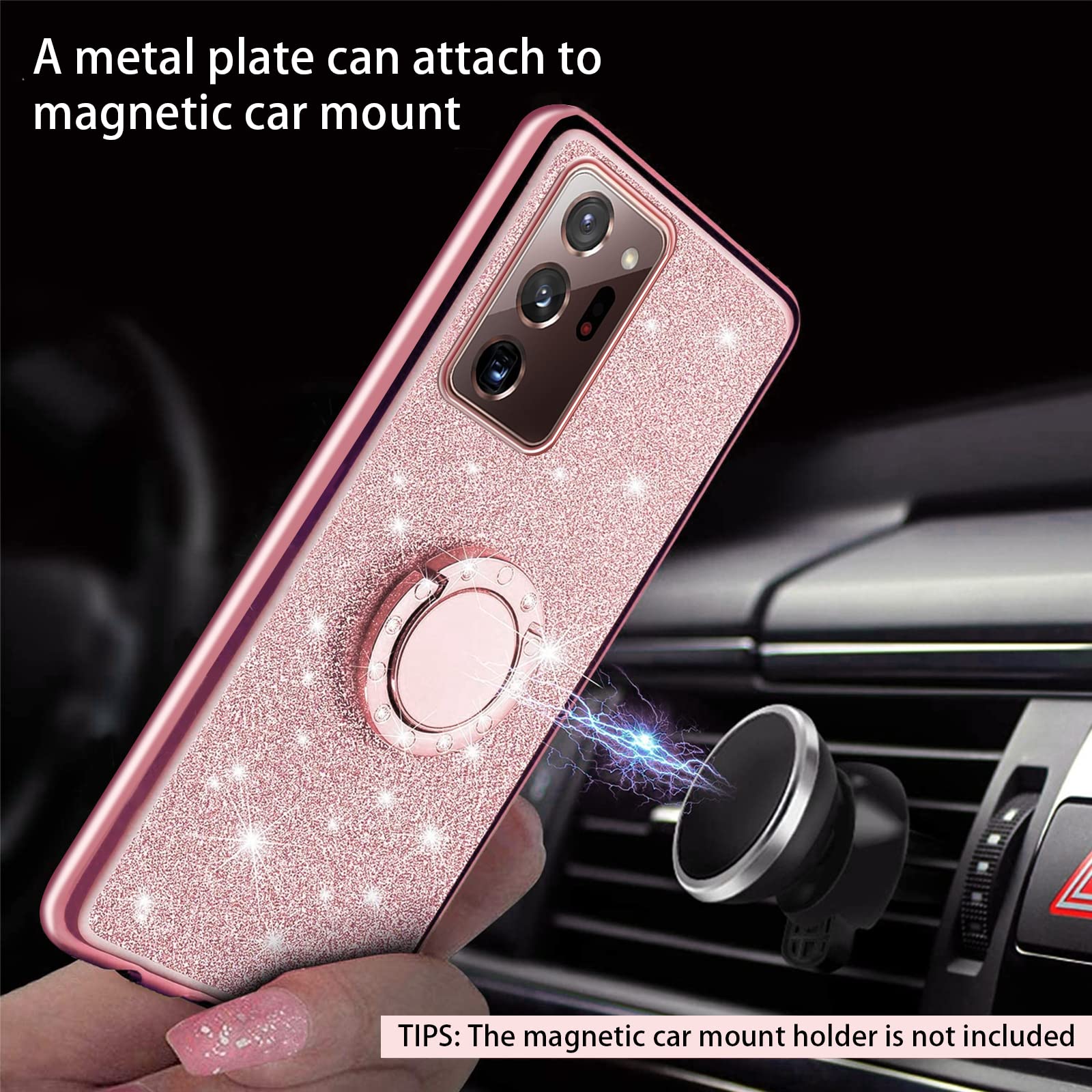 Amazon.com: Easyscen for Galaxy Note 20 Ultra Case with Ring Stand 