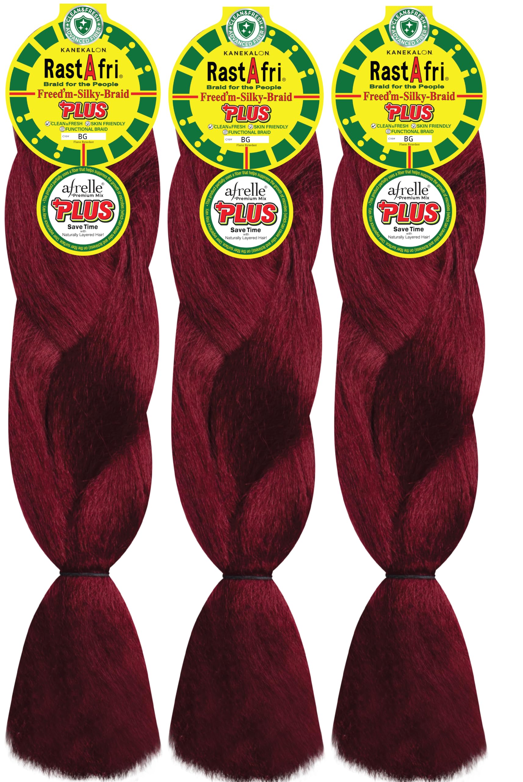 Amazon.com : RastAfri AFB Silky Synthetic Braiding Hair Extensions