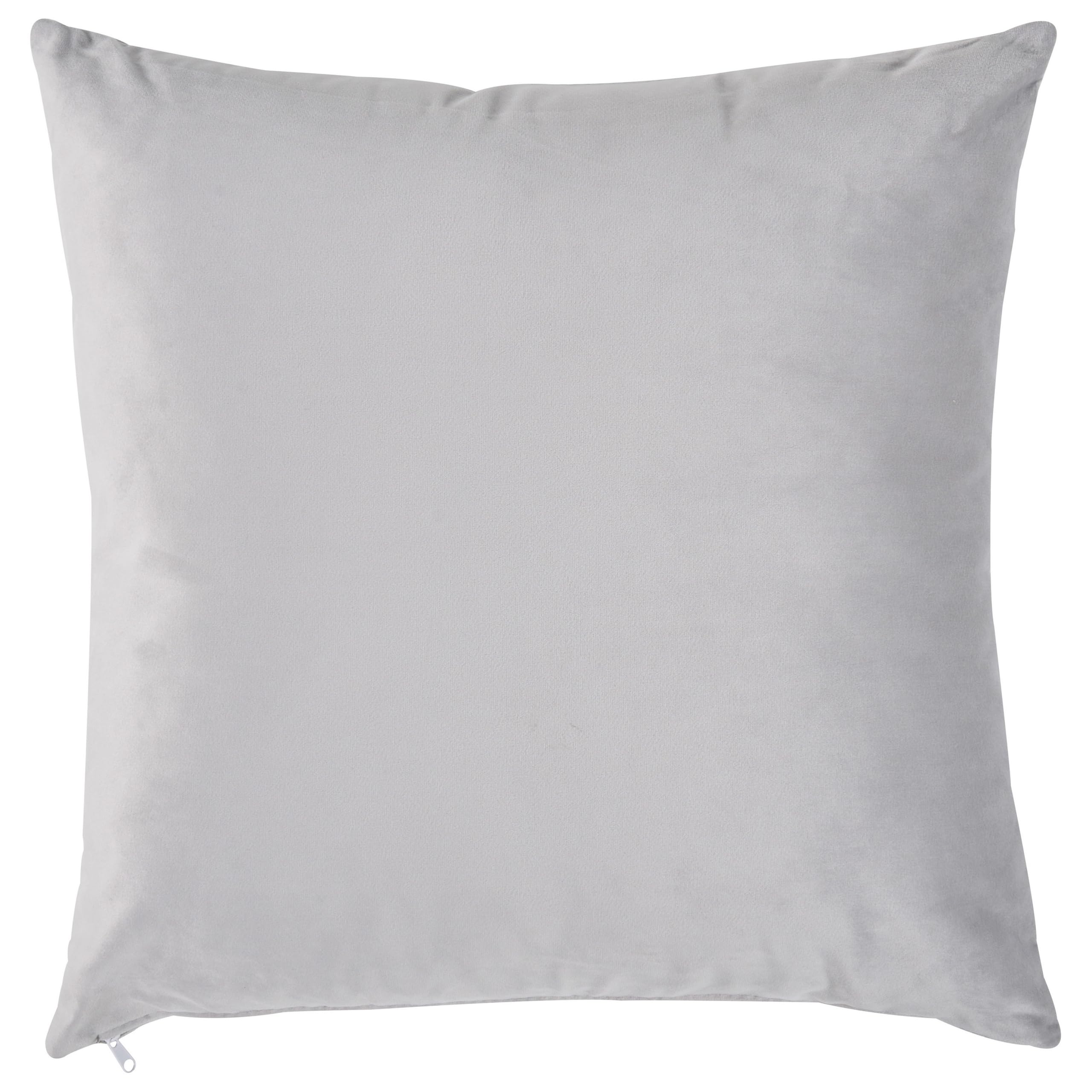 Chaiselongue Samtstoff grau linksseitig mit Stauraum Kissen modern Meri II