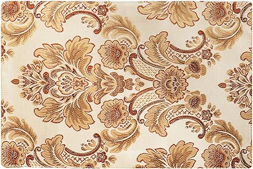 Miniatura 8 de Modern luxury flores de damasco, tela de Jacquard Cuadro camino de mesa y bufandas con múltiples borlas