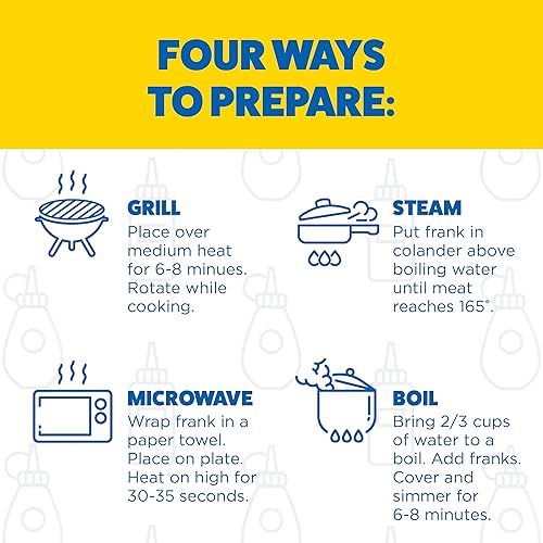 Miniatura 8 de Ball Park Beef Hot Dogs, Original Length, 24 Count (Club Pack)