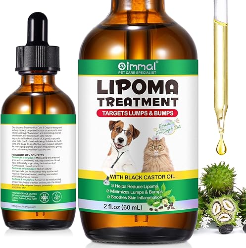 Tratamiento de lipoma para perros bultos y protuberancias de 2 onzas líquidas, tratamiento de liposoma para perros y gatos, suaviza los bultos