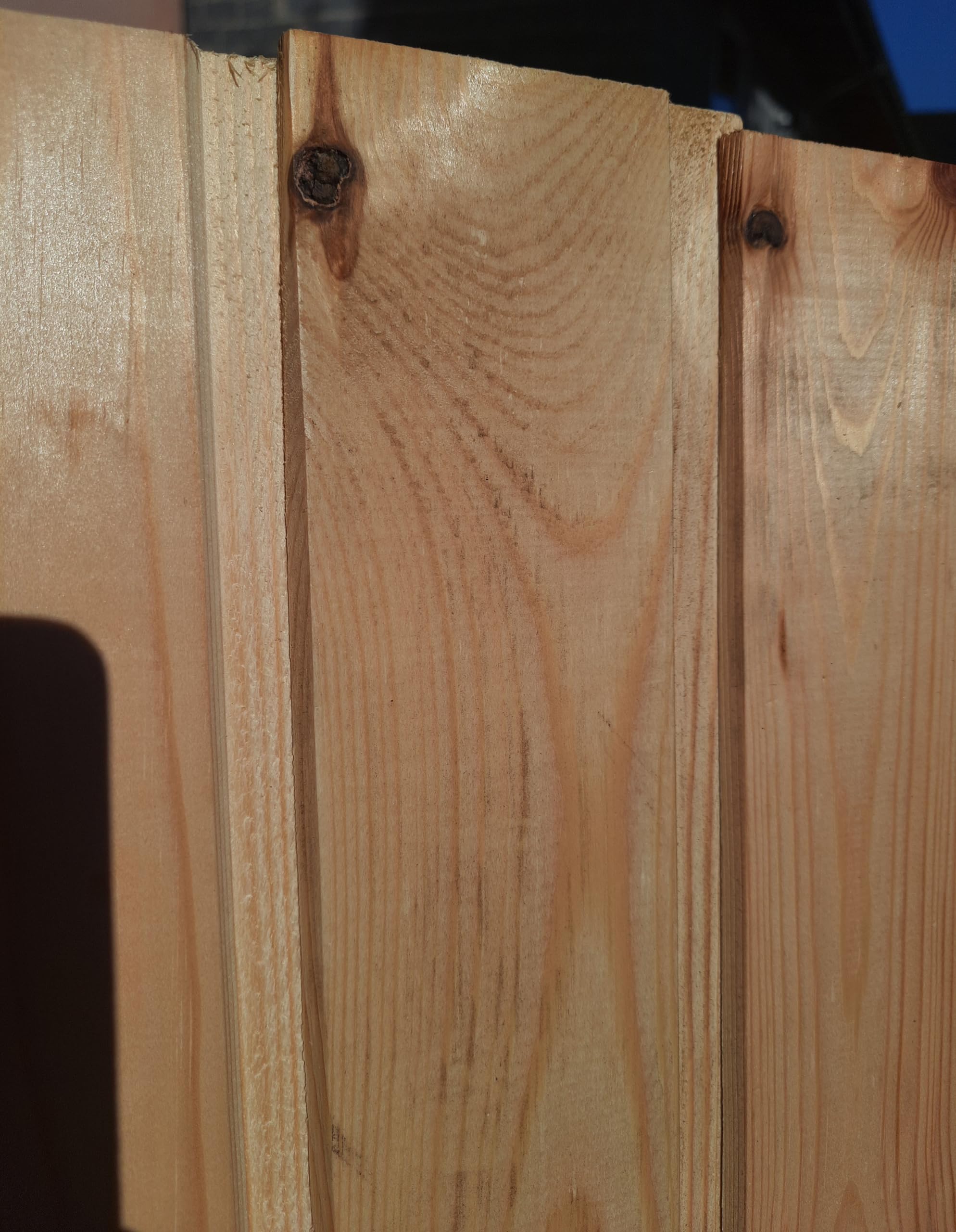 AZZAP Profilbretter Profilholz Fassadenprofil Fasebretter Kiefer Klasse C 16x90mm Länge:150cm Holz 20 St.