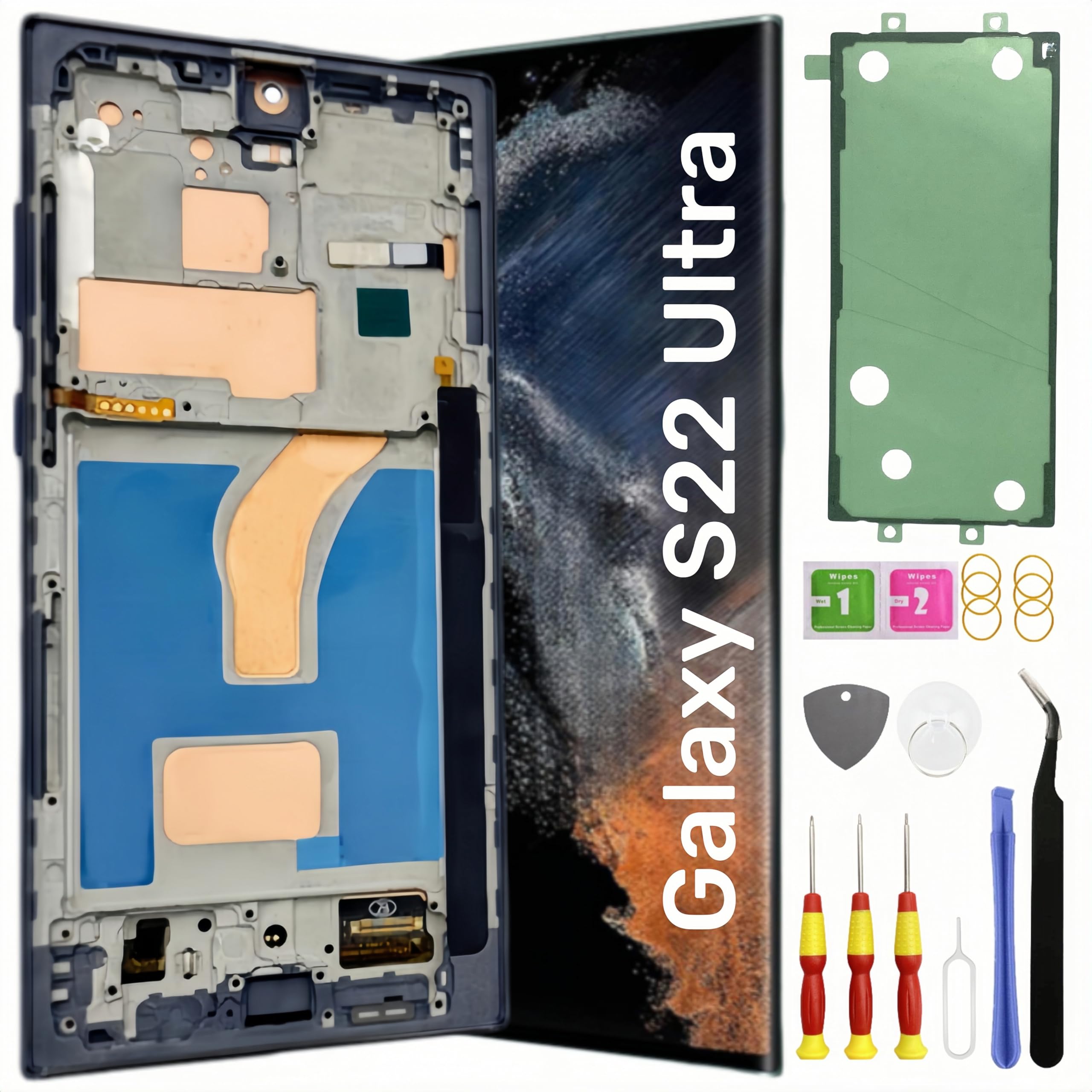 Amazon.com: LNONLS Galaxy S22 Ultra 5G LCD Display Screen Assembly