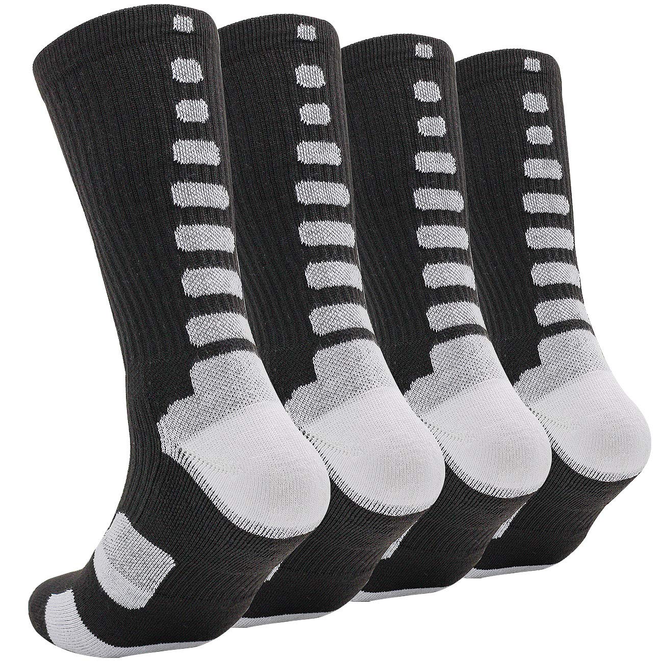DILIBADILIBA Elite Basketball Socks Cushion ​Athletic Crew Socks for Men's Women's Youth Boy