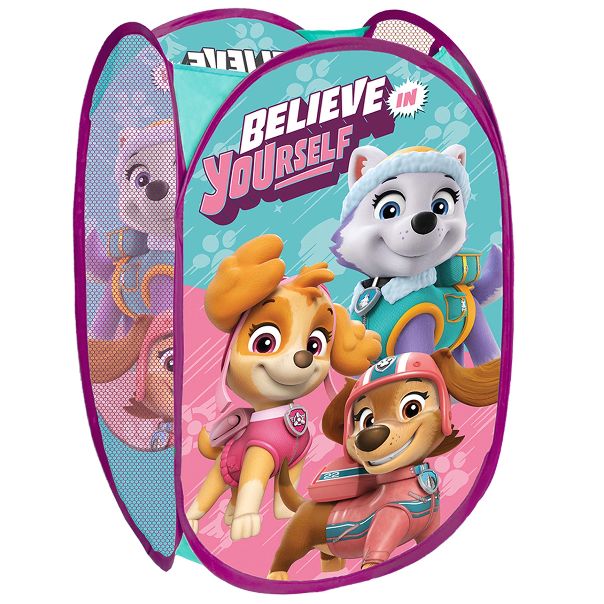 Sarcia.eu Girls Paw Patrol Foldable Toy Basket, Storage, Room Organiser, Spacious 70L (Paw Patrol )