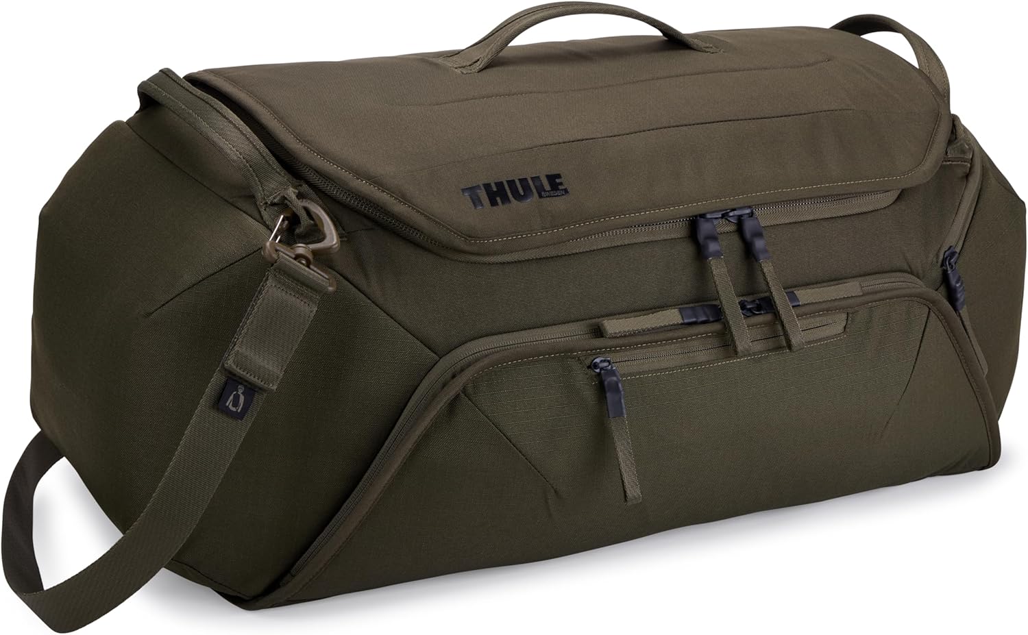 Thule RoundTrip 80L Duffel - Storage compartments to Organize and Protect Gear - Boot Bag for ski and Snowboard Travel - Soft Pocket for Goggles and Helmet - Dry Bag Included