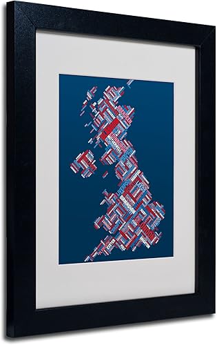 Miniatura 1 de Marca Fine Art Reino Unido VI Matted enmarcado arte por Michael Tompsett en marco negro