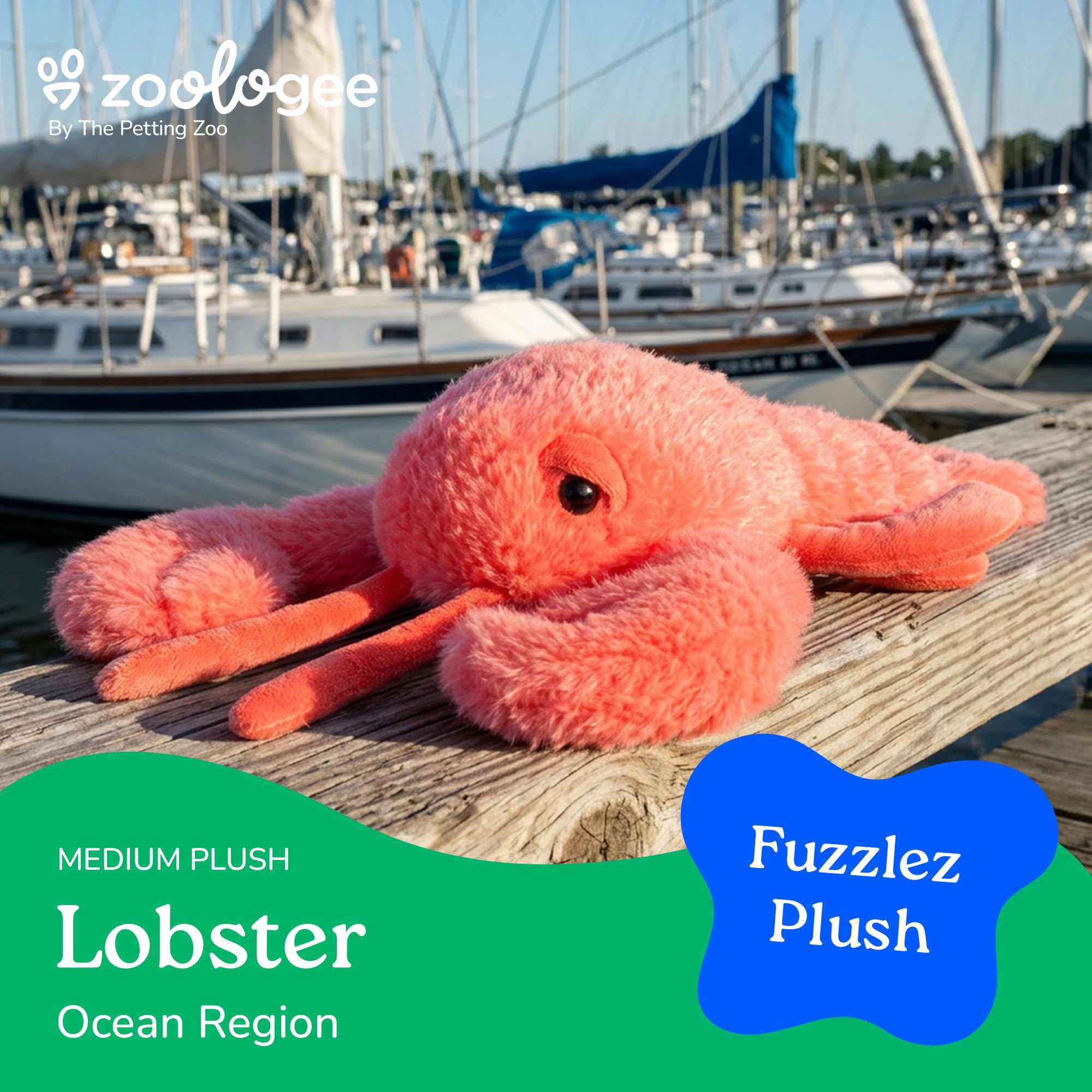 Amazon.com: The Petting Zoo Lobster Stuffed Animal Plushie, Gifts