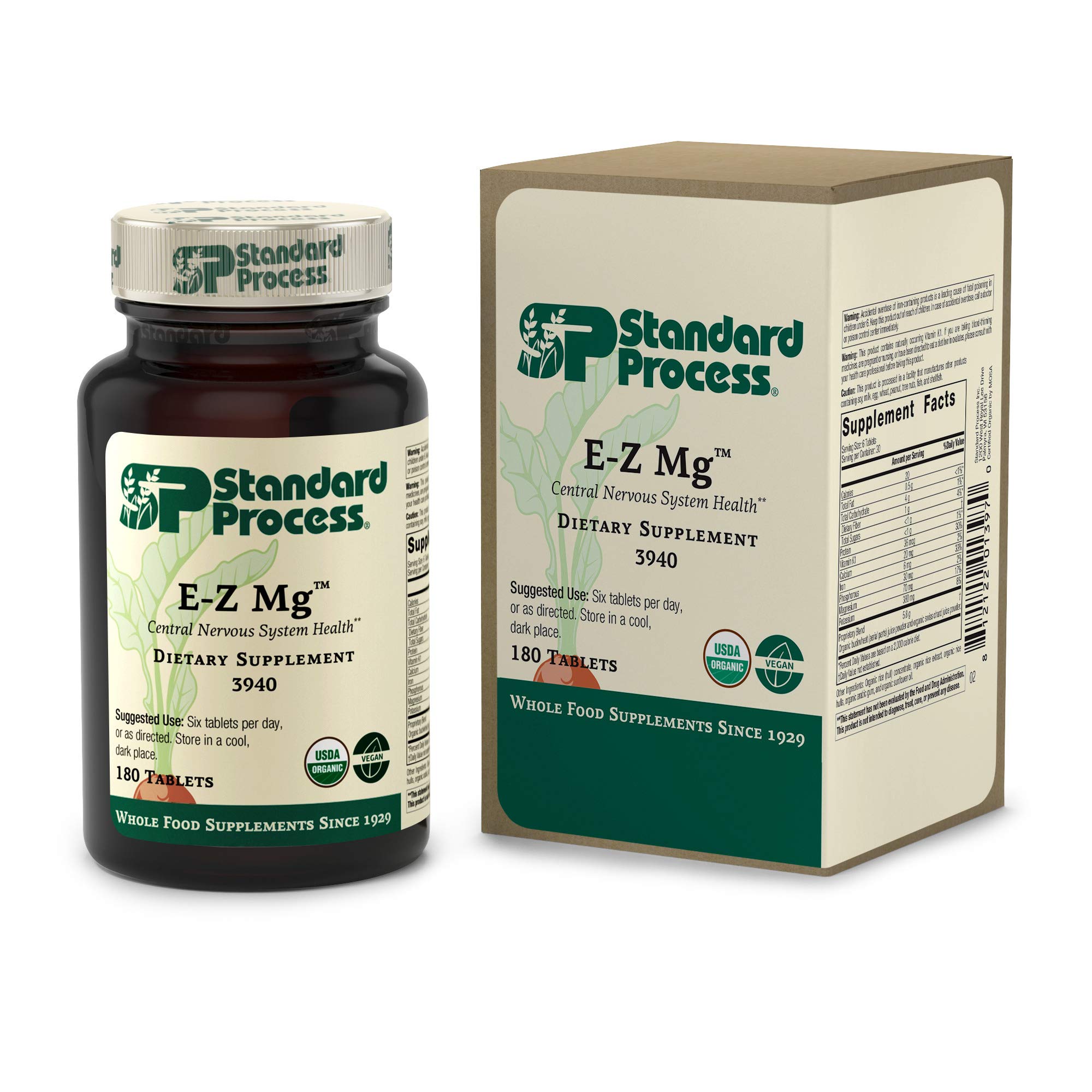 Buy Standard Process EZ Mg PlantBased, Multiform, Organic