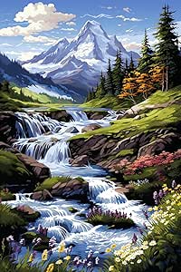 Sewnsty 14CT Stamped Cross Stitch Kit - Bird Pattern For Beginners With Complete Needlepoint Supplies