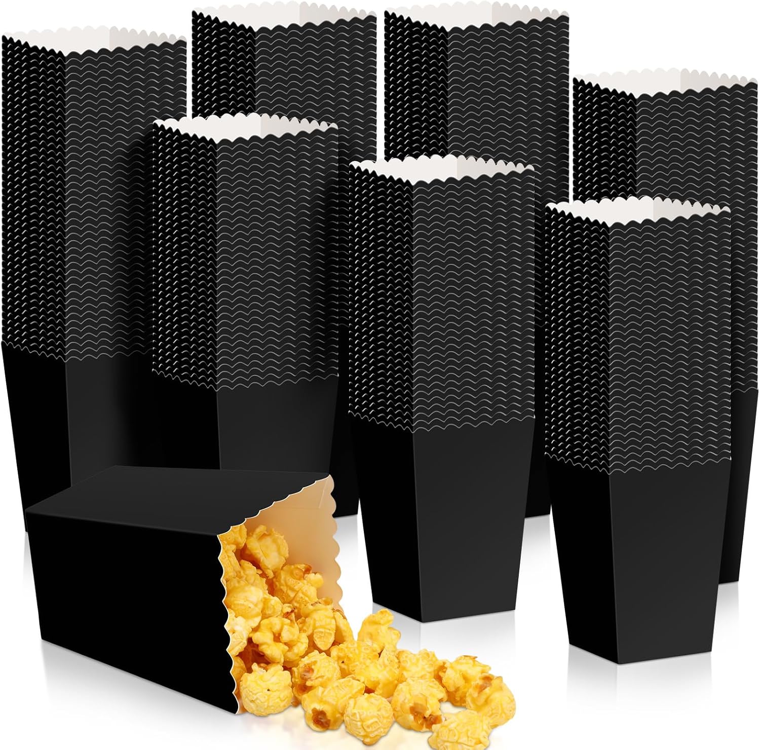 Amazon.com: Seajan 300 Pcs Popcorn Boxes for Party Paper Popcorn Bags ...