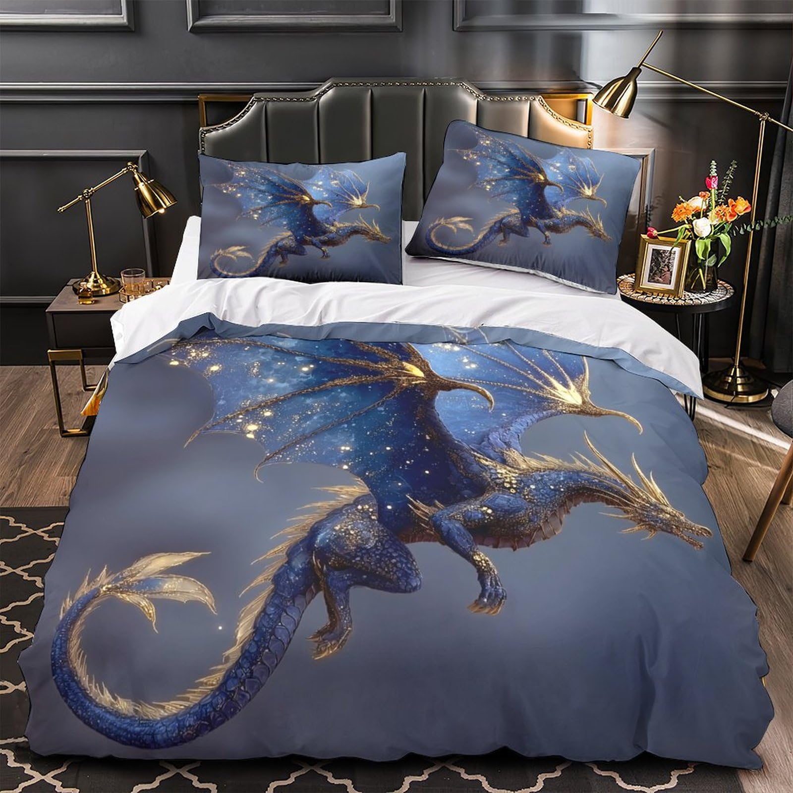 Linge de lit dragon 3D pour décorer la chambre de votre garçon