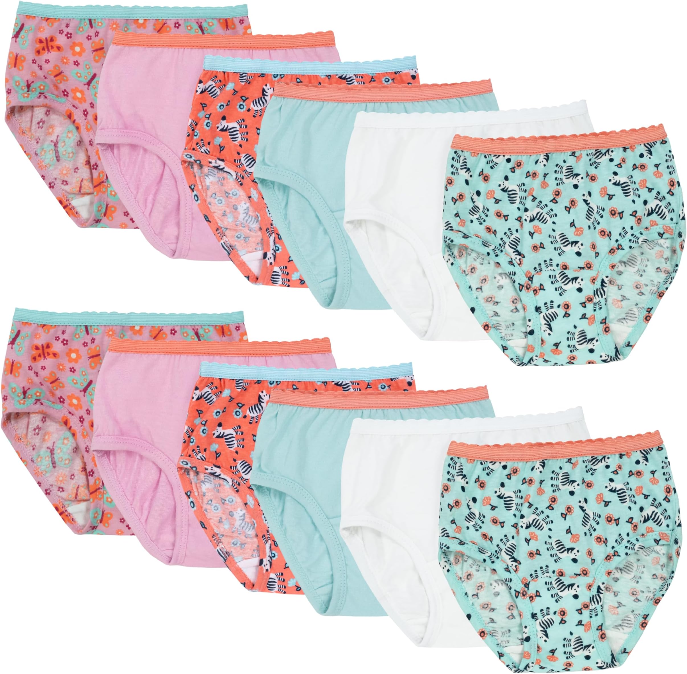 Toddler Girls' Tag-Free Cotton Underwear