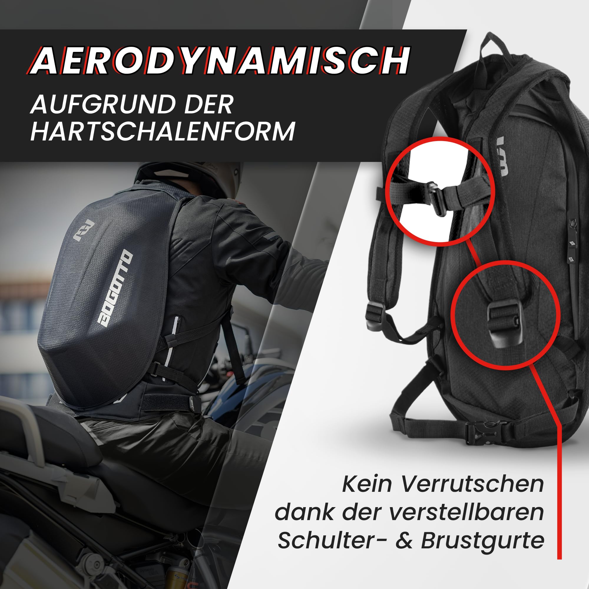 Bogotto Hump Motorrad Rucksack