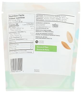 365 by Whole Foods Market, Blanched And Slivered Almonds, 8 Ounce