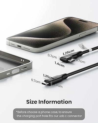 Miniatura 7 de Fasgear Cable USB4 de 40 Gbps USB C a USB C de 3.3 pies - Cable tipo C de 240 W de carga rápida, cables de pantalla HD compatibles con 8K 60Hz4K