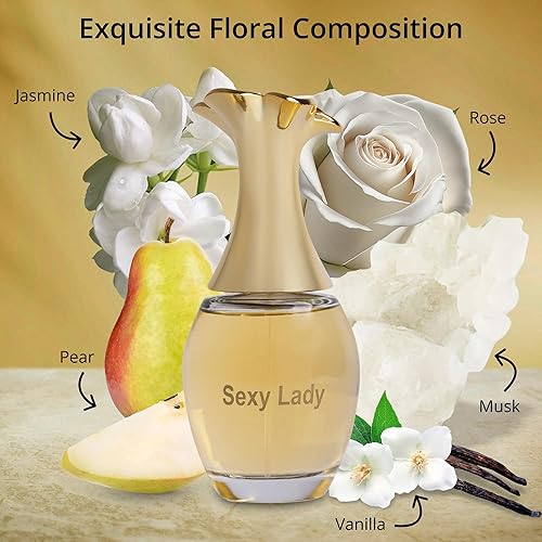 Miniatura 2 de Sexy Lady Eau De Parfum para mujer, mezcla de notas dulces, afrutadas y florales para uso diario y ocasiones especiales, fabricado con ingredientes