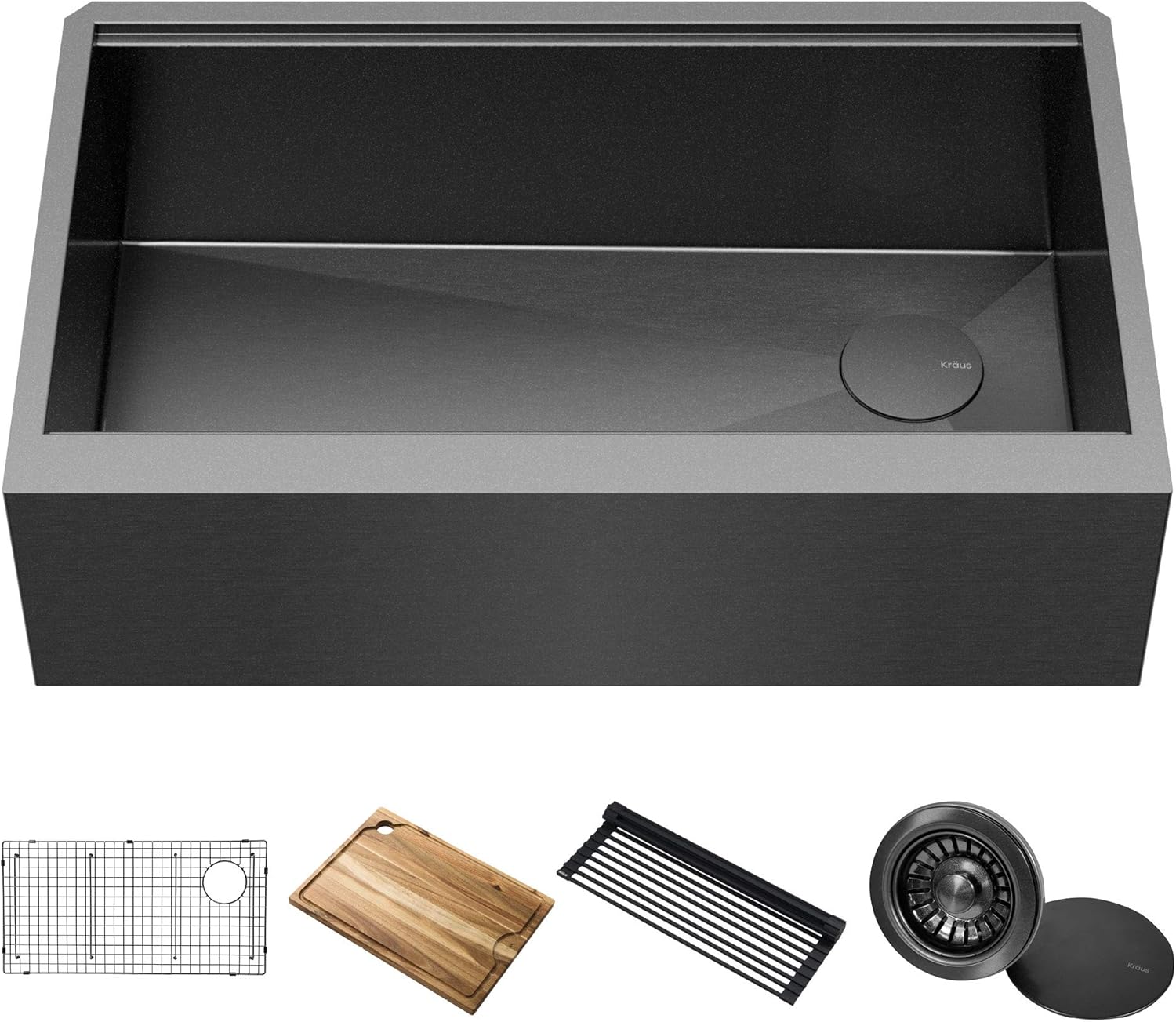 Kraus KWF41033/PGM Kore Workstation 33 inch Farmhouse Modern Flat