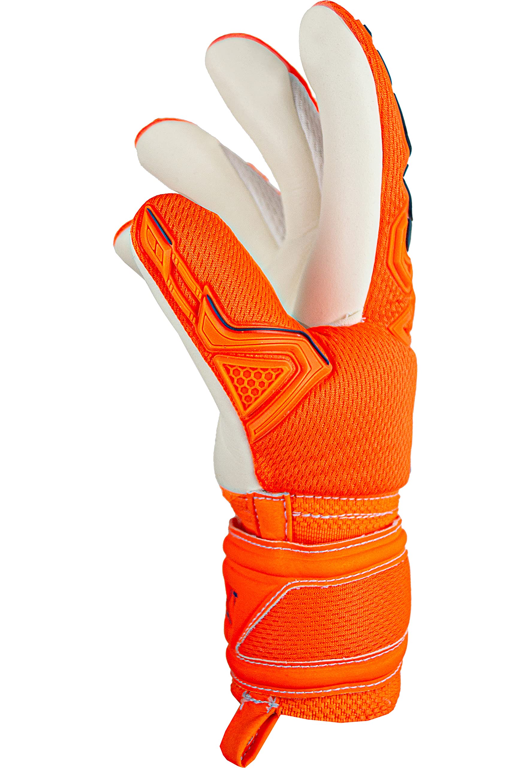Reusch Unisex rękawice bramkarskie Attrakt Freegel Silver Junior Shocking Orange 5