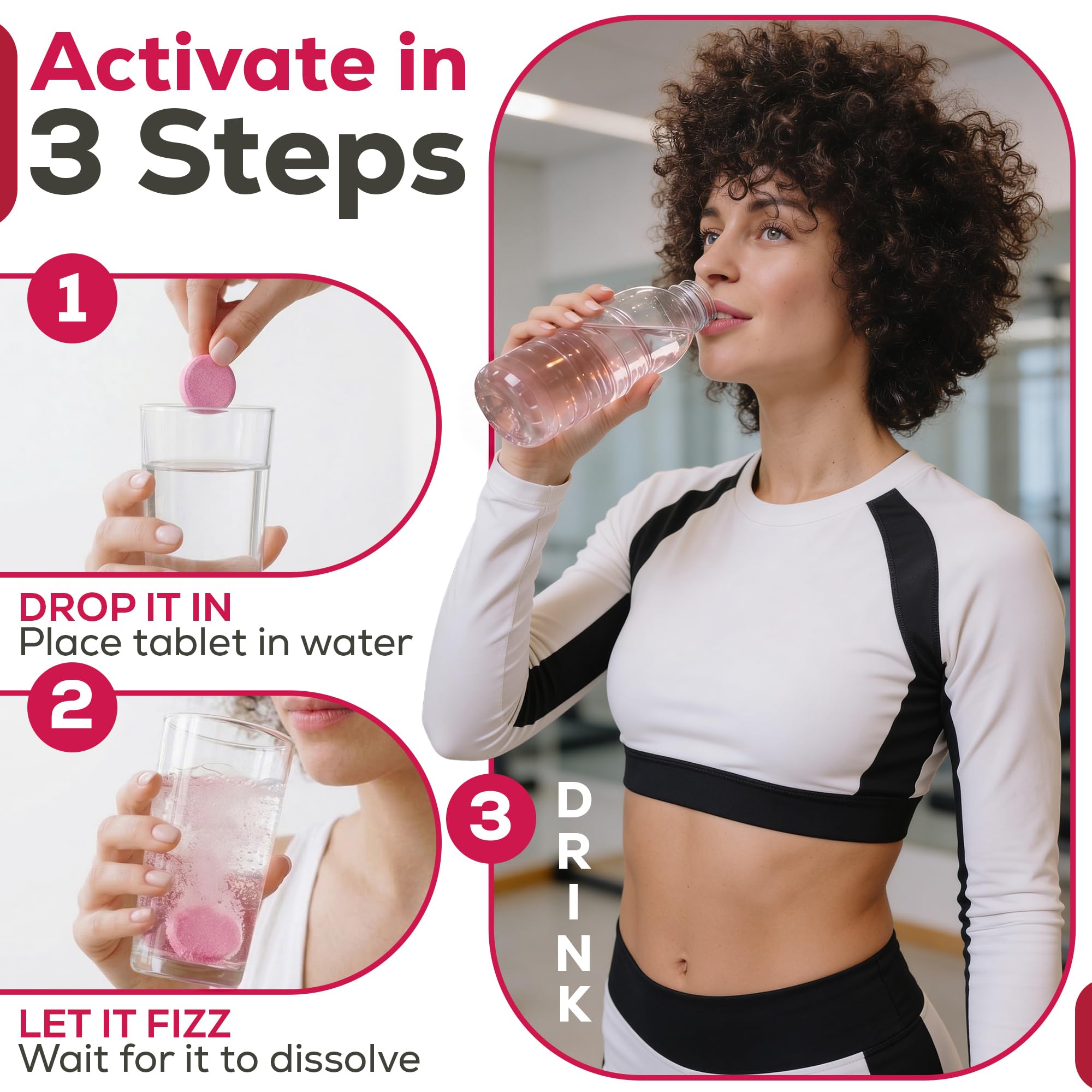 Molecular Hydrogen Water Tablets 80mg - 12 PPM Hydrogen Tablets for Drinking Water - Rich in Antioxidant, Supports Cellular Health, Recovery & Cognitive Function - 60 Count — Amazon image 4