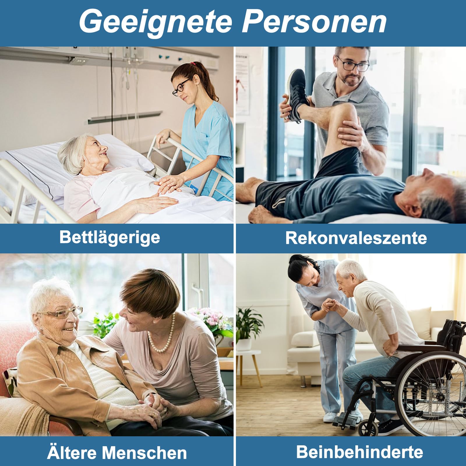 Gleittuch für Bettlägerige 100*120cm,Rutschtuch Pflege mit 6 Griffen,Transferboard für Patientenlifter für Ältere & Bettlägerige Patienten,Gleitmatte Pflege Wiederverwendbar und Abwaschbar (Schwarz)