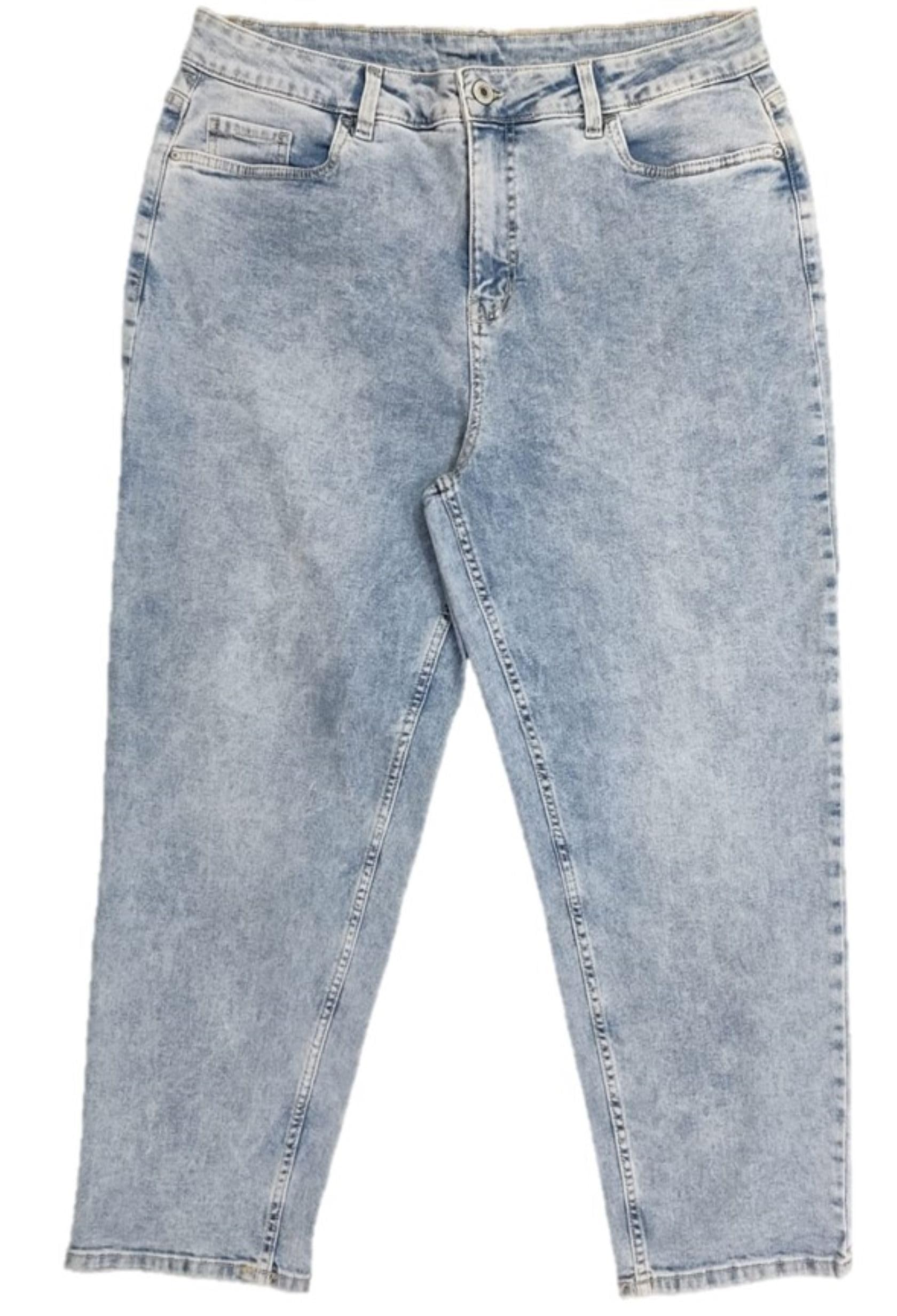 Buy Plus Size Women MOM Fit (Baggie Fit) Pure Denim Jeans - HIGH  