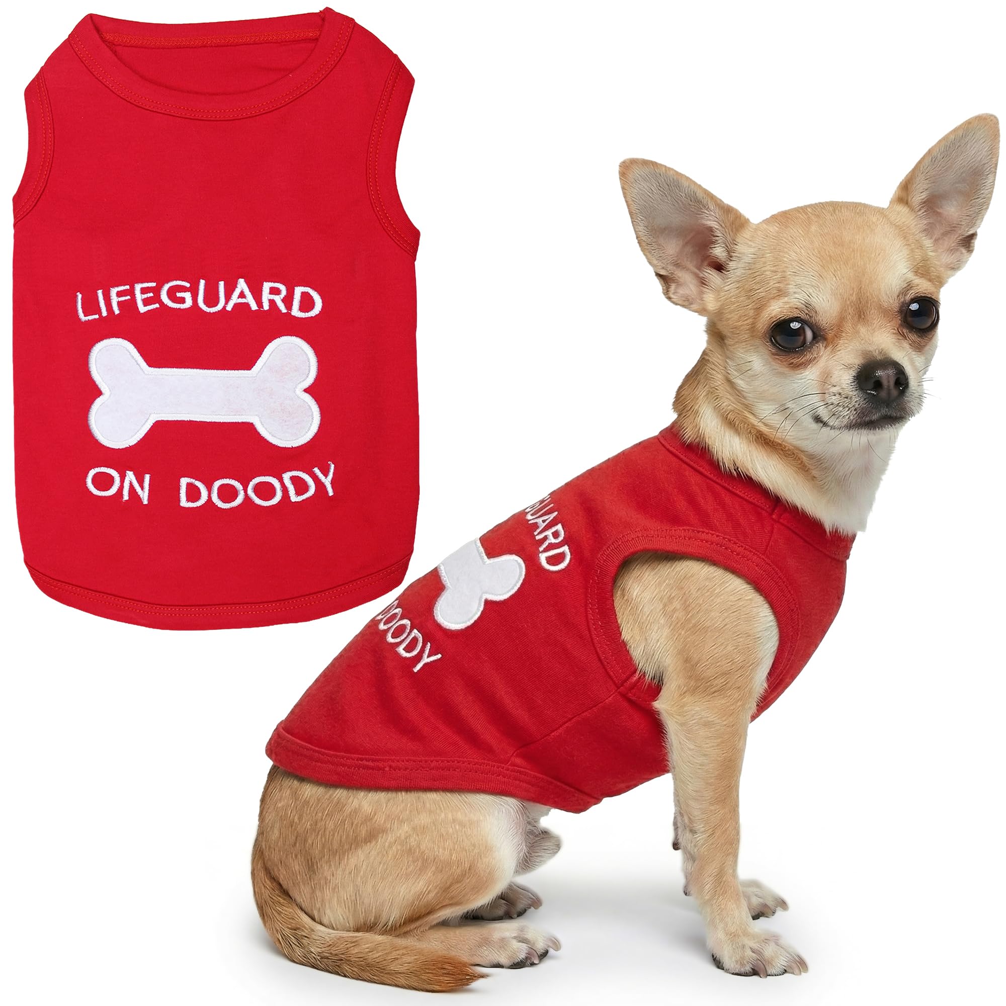 T-Shirt pour Chien Lifeguard Résout le Problème de Confort des Petits Chiens