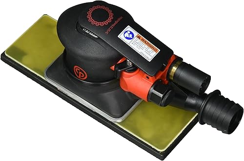 Miniatura 2 de Chicago Pneumatic CP7264CVE - Lijadora de aire Jitterbug, mejoras para el hogar, herramientas de carpintería, pulidora, almohadilla rectangular,