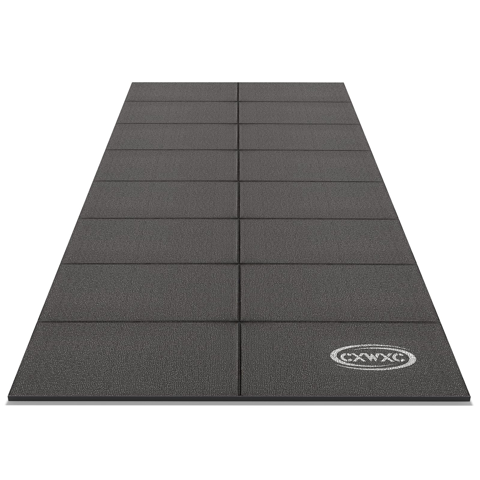 CXWXC Alfombrilla para bicicleta estática de 29.5 x 63 pulgadas, tapete de entrenamiento de bicicleta para montar en interiores, tapete de equipo de fitness resistente para cinta de correr, pelotón