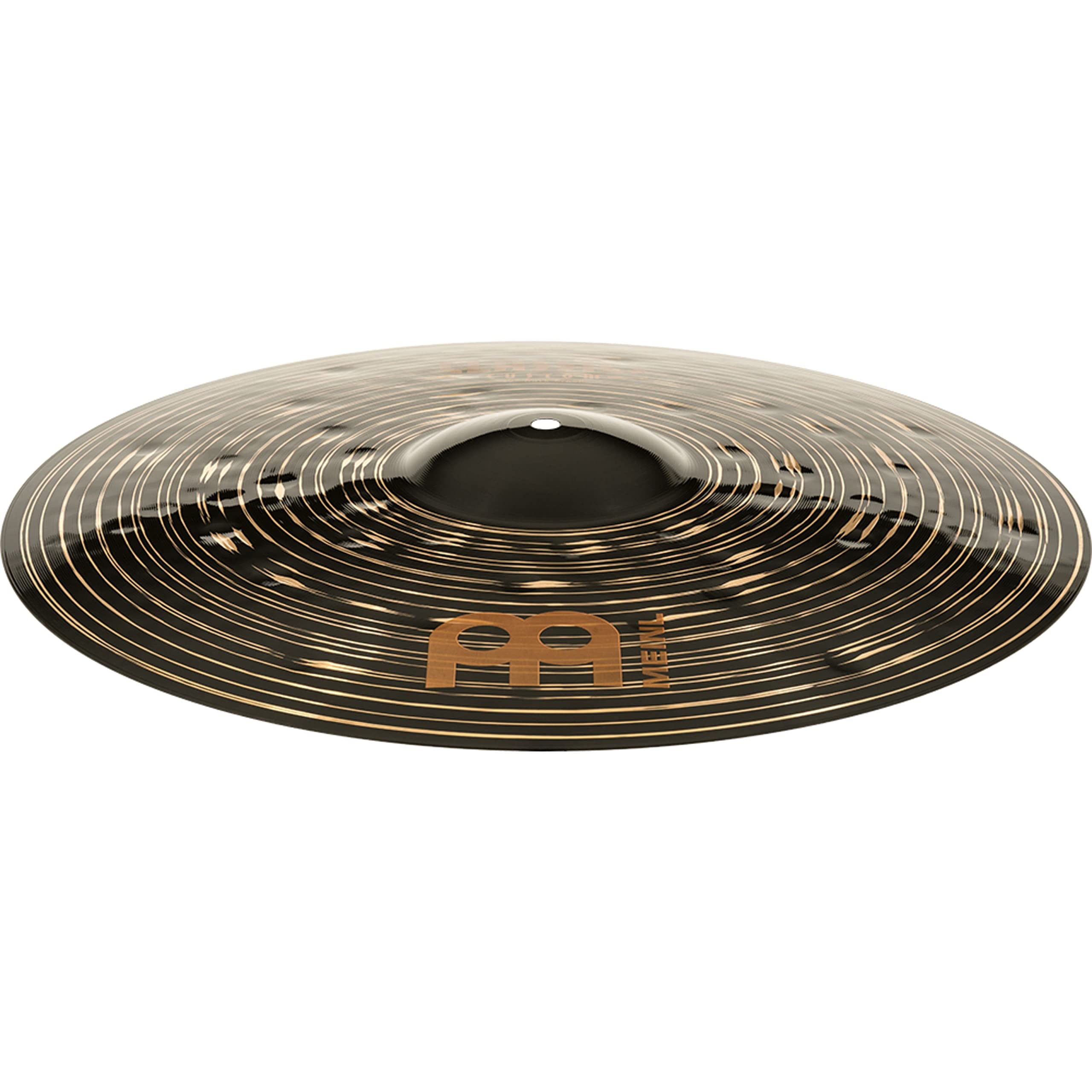 Meinl Classics Custom Dark 19 pouces (48,26cm) Cymbale Crash pour batterie – B10 Bronze, Finition Dark, Fabriquée en Allemagne (CC19DAC)