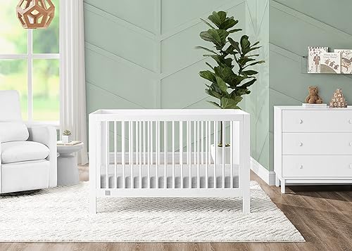 Miniatura 2 de GAP babyGap Charlie - Cuna convertible 6 en 1, certificado Greenguard Gold, color blanco bianca