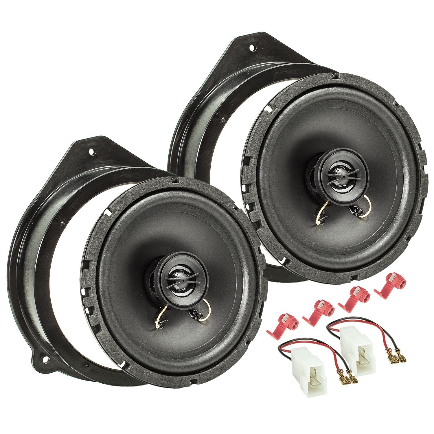 Audioproject Lot De 2 Anneaux Haut-Parleurs 165mm - Compatible Audi A3 A4 A6 TT