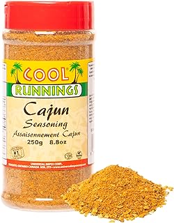 Cool Runnings Cajun Seasoning 250g – Bold and Spicy Louisiana-Style Blend for Grilling, Roasting, and Blackening Meats, Seafood, Vegetables and More