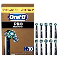 Oral-B Testine Di Ricambio Pro Cross Action Black per Spazzolino Elettrico PRO