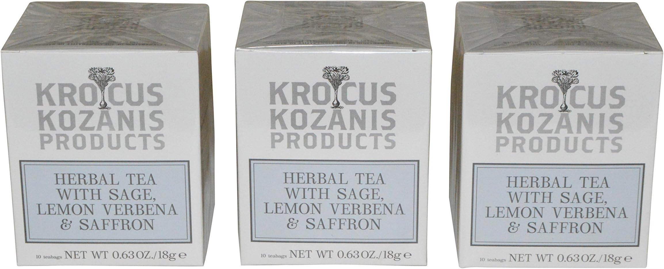 Krocus Kozanis Saffron Teas (Herbal Tea with Sage)