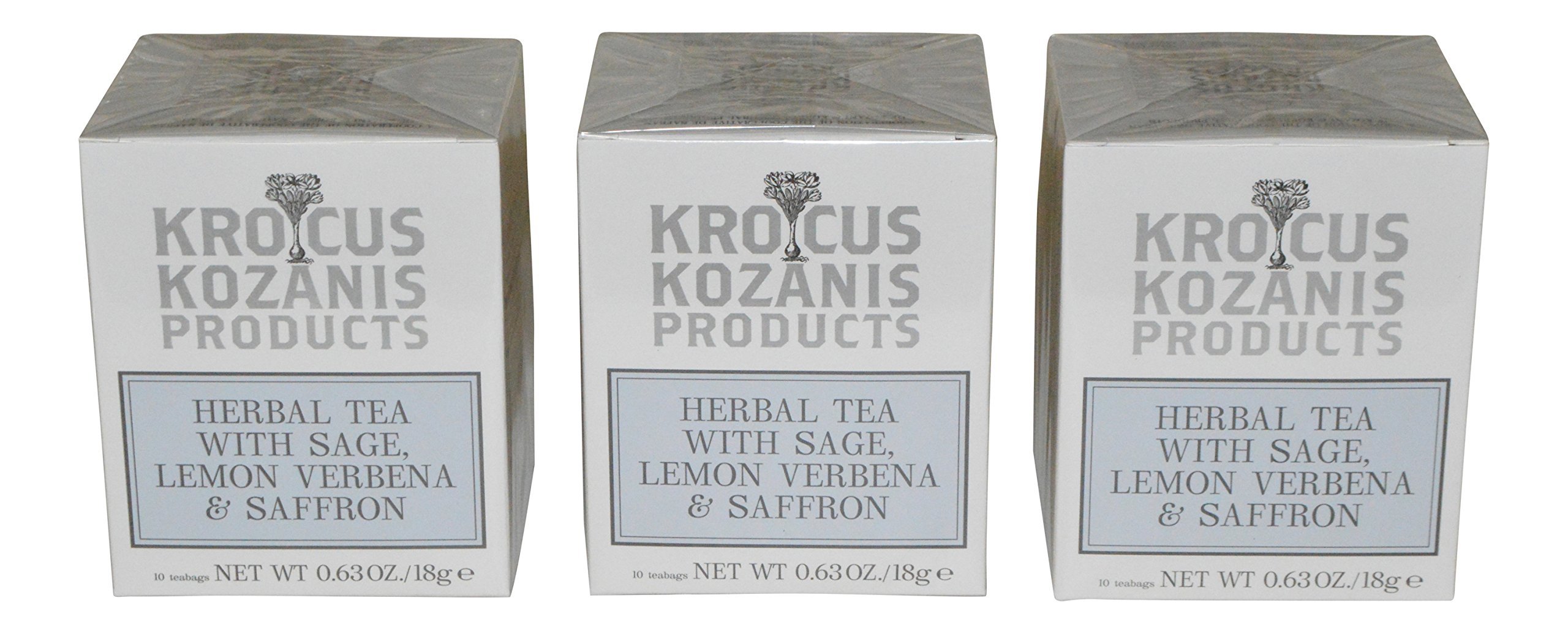 Krocus Kozanis Saffron Teas (Herbal Tea with Sage)