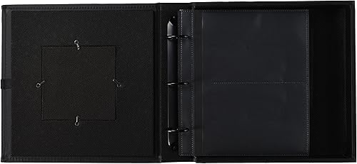 Miniatura 2 de Pioneer Photo Albums Caja de fotos con marco de piel sintética cosida con 3 anillas, 120 bolsillos para impresiones de 4 x 6 pulgadas, 5 x 7