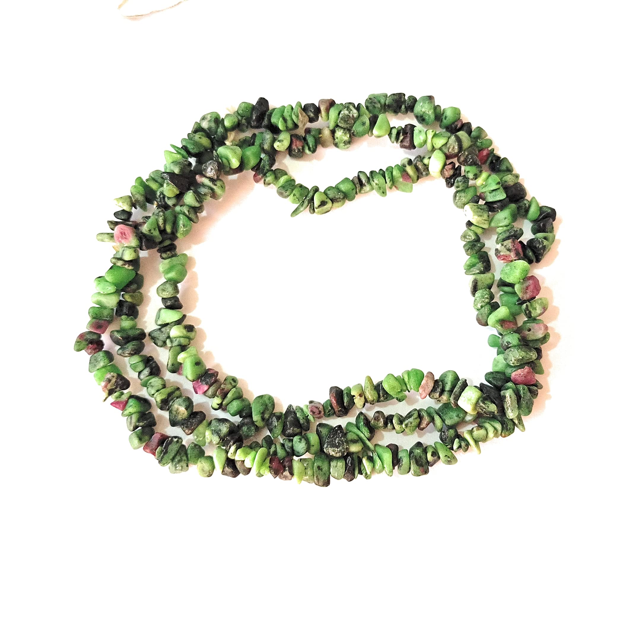 Rubis naturel non coupé perles haut de gamme pour joaillerie 86cm