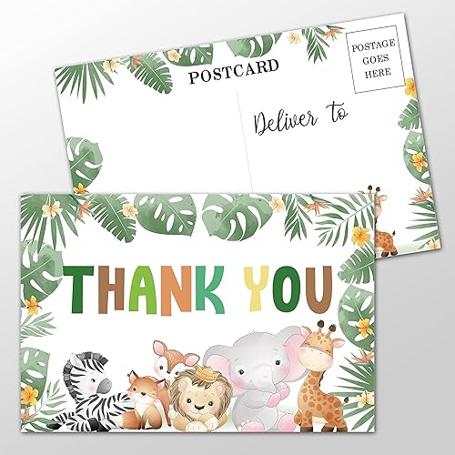 Miniatura 4 de Moon and Stars - Tarjetas postales de agradecimiento  Twinkle Twinkle Little Star Tarjetas de agradecimiento en blanco de doble cara para baby