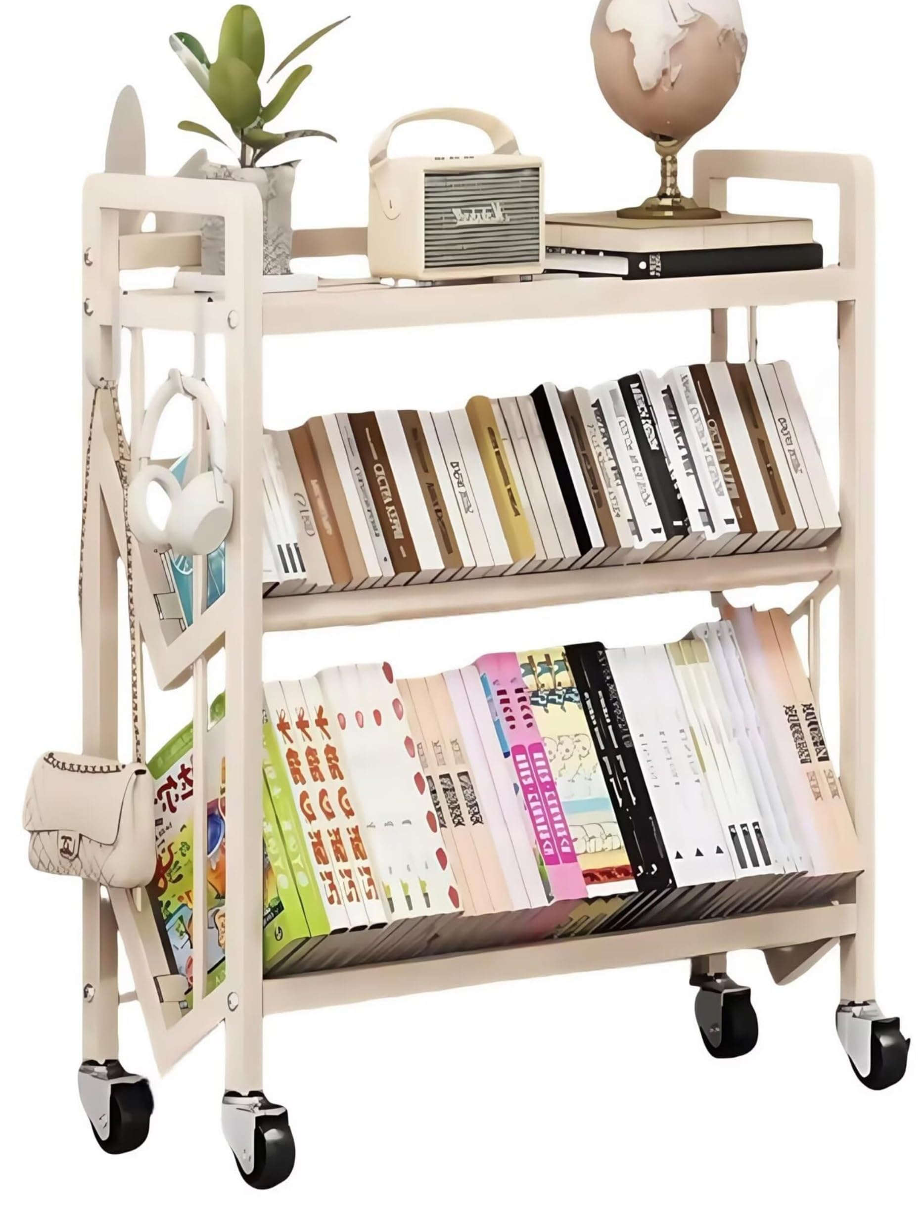 楽天市場】TUIYIDUOファイルラック本棚大容量ファイルワゴン4段多機能