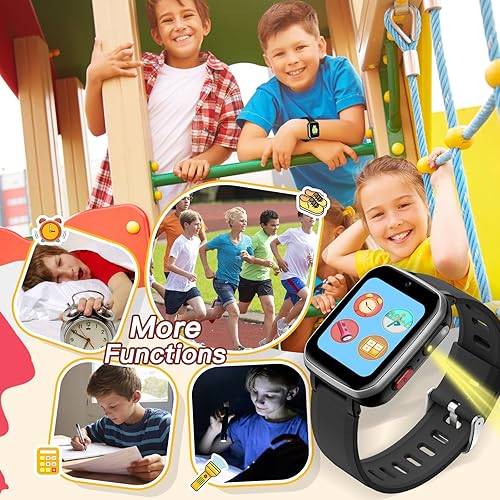 Miniatura 7 de Butele Juguetes electrónicos de aprendizaje para niños, sistema de aprendizaje, reloj inteligente regalo para niñas y niños de 6 a 12 años, 15